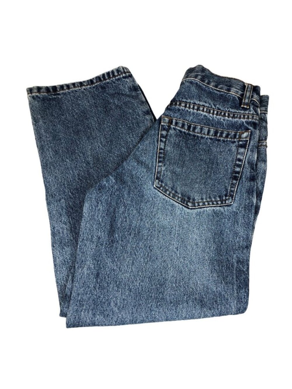 Arizona Jeans Boys 10 Regular Adjustable Waist Med Blue Wash Pockets Pants Loose